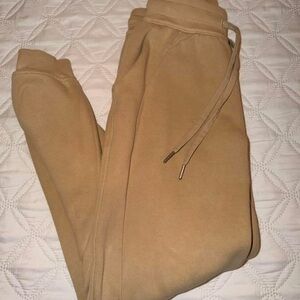 lululemon athletica Tan Drawstring Joggers